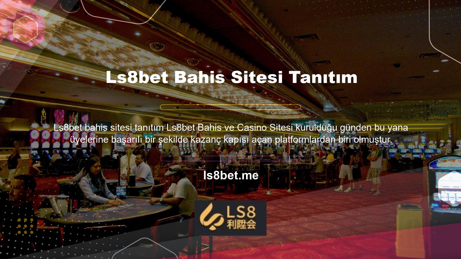 Türkiye'nin en popüler bahis platformlarından biri olan Ls8bet, Türkiye bahis pazarına büyük bir reklamla girmiş ve hızla büyümüştür