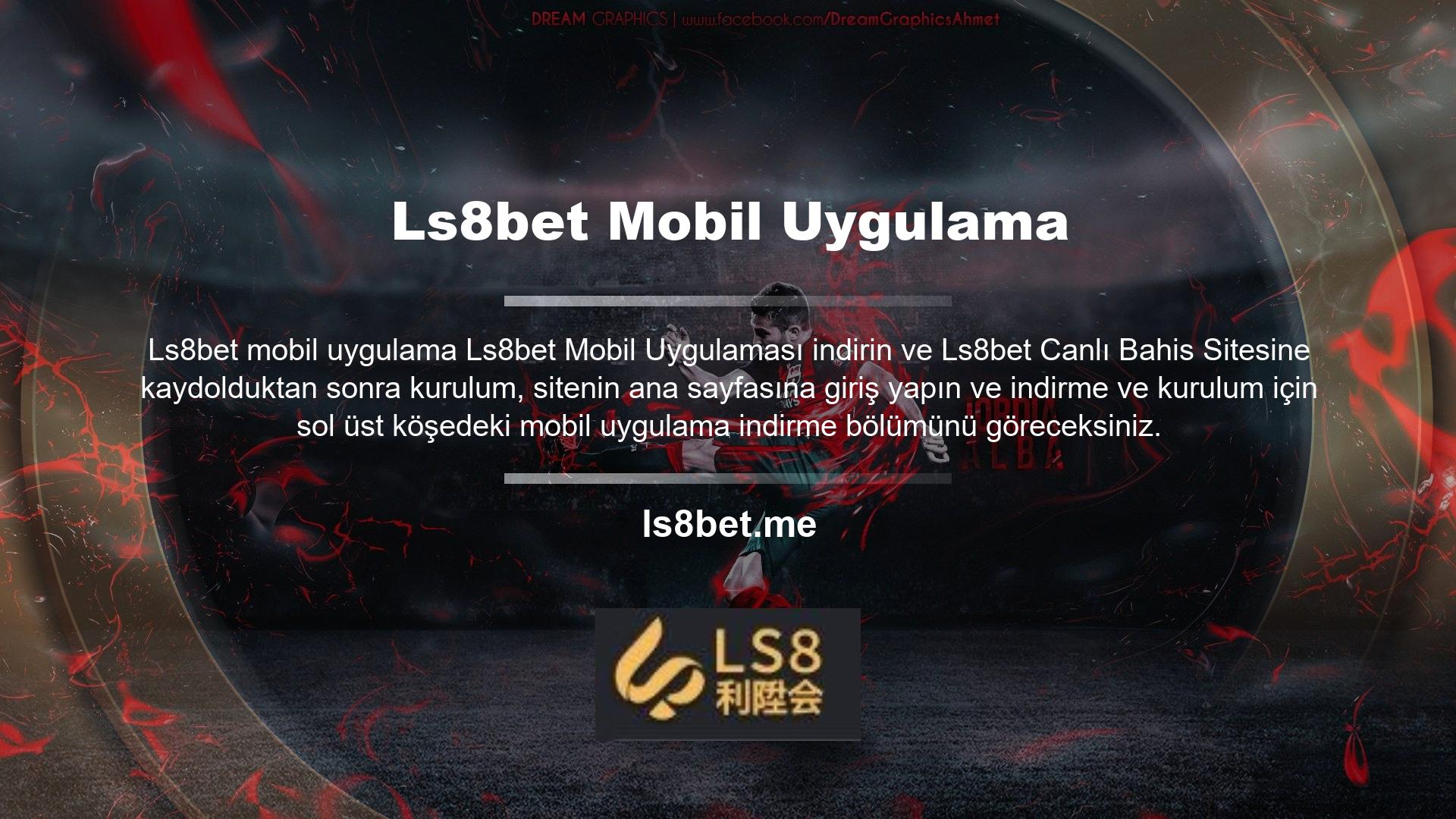Ls8bet Mobile uygulamasının nasıl yükleneceğini ve web sitesinden nasıl yükleneceğini ve telefonunuza nasıl yükleneceğini görmek için bu alanı tıklayın